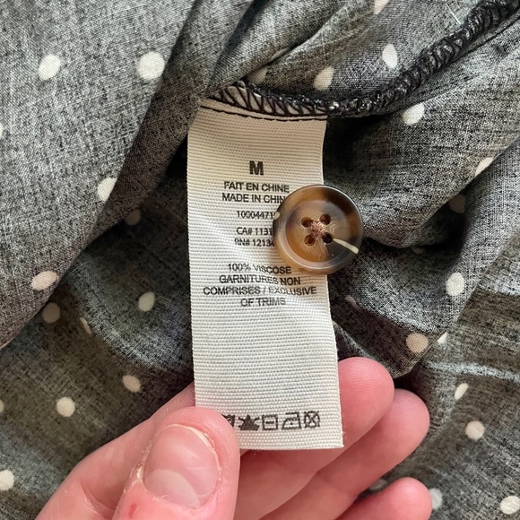 Garage Black and White Polka Dot Midi Sundress | Size M - Picture 8 of 8